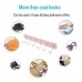 Self Adhesive Wall Hooks for Rented House Damage Free Strong Plastic Hanger 6-Hooks In One Row for Towel in Wash Room Kitchen Ware and Sundries Pink By Yuan She - B07BN9LBG5